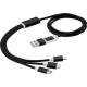 Cable de carga 5 en 1 Versatile Ref.PF124180-NEGRO INTENSO 