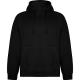 Sudadera con capucha Unisex en Algodón Orgánico Vinson Ref.RSU1074-NEGRO