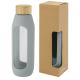 Botella de vidrio borosilicato con agarre de silicona de 600 ml Tidan Ref.PF100666-GRIS 