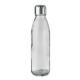 Botella de agua publicitaria de cristal 650ml Aspen glass Ref.MDMO9800-GRIS TRANSPARENTE 