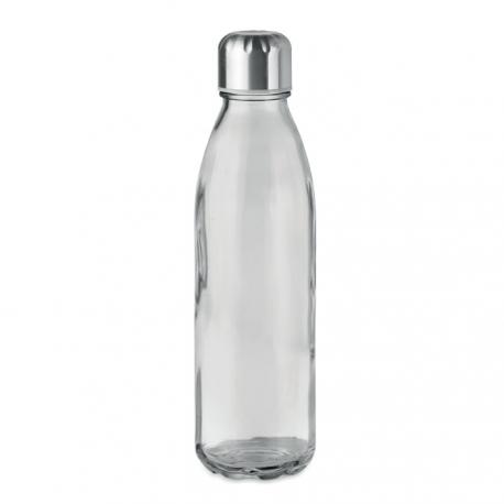 Botella de agua publicitaria de cristal 650ml Aspen glass