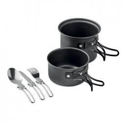 Set de camping con cubiertos Potty set