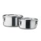 Set fiambreras de acero inox Elles Ref.MDMO6365-PLATA MATE 