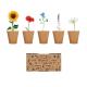 Kit de cultivo flores Flowers Ref.MDMO6500-BEIG 