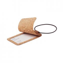 Cork luggage tag Ovalis