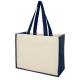 Bolsa tote para la compra de lona y yute de 320 g/m² Varai Ref.PF210701-AZUL MARINO 