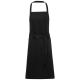 Delantal de algodón orgánico de 200 g/m² Orissa Ref.PF113200-NEGRO INTENSO 