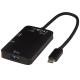 Adaptador multimedia de aluminio tipo C (USB-A/Tipo C/HDMI) ADAPT Ref.PF124230-NEGRO INTENSO 