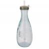 Botella de vidrio reciclado con pajita Polpa