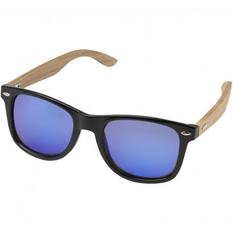 Gafas de sol polarizadas con cristal de espejo de PET reciclado/madera en caja de regalo Hiru