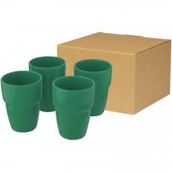 Set de regalo de 4 vasos apilables de 280 ml Staki