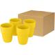 Set de regalo de 4 vasos apilables de 280 ml Staki Ref.PF100686-AMARILLO 