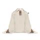 Bolsa cuerdas algodón reciclado Panda bag Ref.MDMO6550-BEIG 