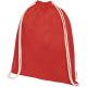 Mochila de cuerdas de algodón orgánico GOTS de 140 g/m² 5l Orissa Ref.PF120612-ROJO 