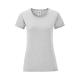 Camiseta para mujer color Iconic 150g/m2 Ref.1325-GRIS