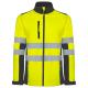 Soft shell bicolor de alta visibilidad Antares Ref.RHV9303-PLOMO/AMARILLO