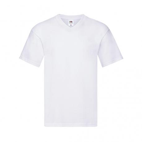 Camiseta blanca de adulto Iconic V-Neck 140g/m2