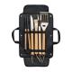 Set 5 utensilios para barbacoa Allier Ref.MDMO6537-NEGRO 