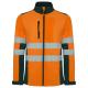 Soft shell bicolor de alta visibilidad Antares Ref.RHV9303-MARINO/NARANJA FLUOR