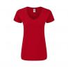 Camiseta de mujer color Iconic V-Neck 150g/m2