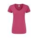 Camiseta de mujer color Iconic V-Neck 150g/m2 Ref.1327-FUCSIA