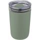 Vaso de vidrio de 420 ml con pared exterior de plástico reciclado Bello Ref.PF100675-VERDE MEZCLA 