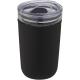 Vaso de vidrio de 420 ml con pared exterior de plástico reciclado Bello Ref.PF100675-NEGRO INTENSO 