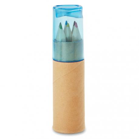 6 lápices de color en tubo Petit lambut
