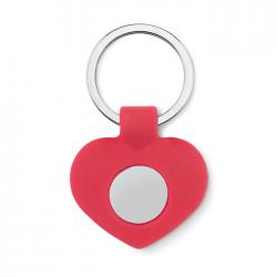Llavero de silicona con token Cuore