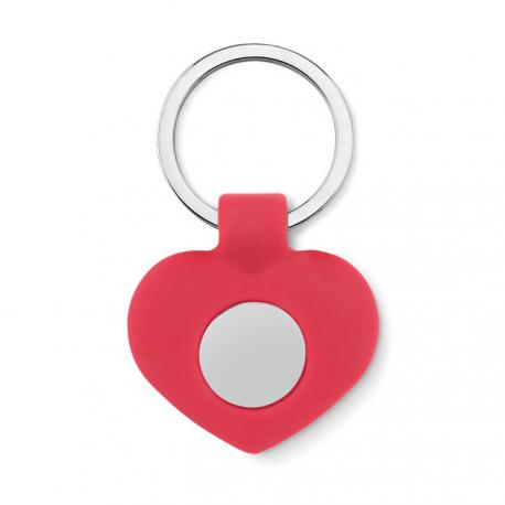 Llavero de silicona con token Cuore