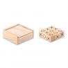 Juego tres en raya de madera Tic tac toe