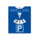 Tarjeta de aparcamiento pvc Parkcard Ref.MDMO9514-AZUL 