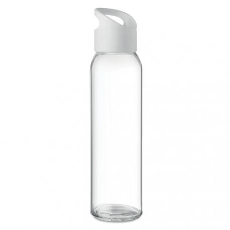 Botella de agua personalizada de cristal 470ml Praga