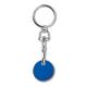 Llavero promocional con moneda (eur) para carro Tokenring Ref.MDMO9748-AZUL ROYAL 