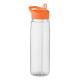 Botella rpet 650 ml con tapa Alabama Ref.MDMO6467-NARANJA 