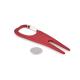 Herramienta aluminio divot golf Mulligan Ref.MDMO6524-ROJO 