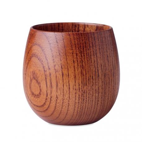 Vaso de madera roble 250 ml Ovalis