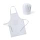 Delantal y gorro de cocinero Legox Ref.4754-BLANCO 