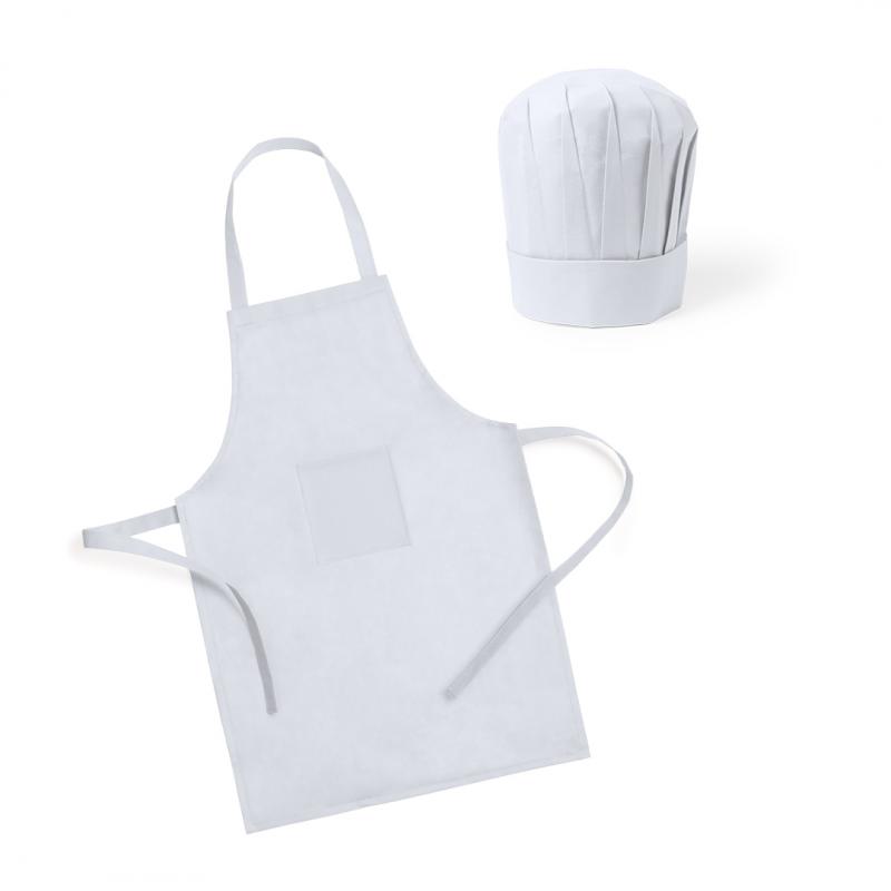 Gorro de cocinero infantil en tela