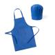 Delantal y gorro de cocinero Legox Ref.4754-AZUL 