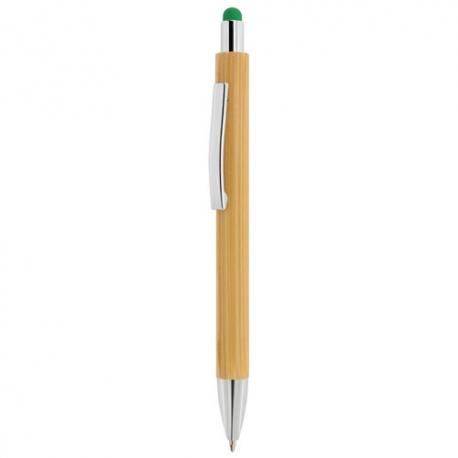 Boligrafo bambu con touch 