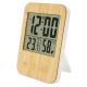 Termometro higrometro de bambu 