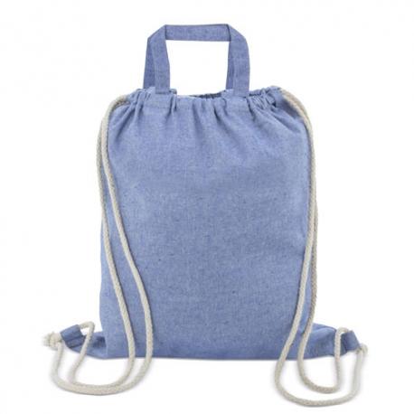 Bolsa mochila de algodon reciclado