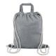 Bolsa mochila de algodon reciclado Ref.CF10073-NEGRO 