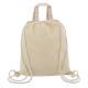 Bolsa mochila de algodon reciclado agra Ref.CF10073-CRUDO
