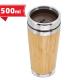 Vaso termo bambu doble capa 500ml 