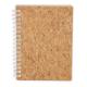 Libreta con anillas de corcho natural 15,5x11,5cm Ref.CFC470-BLANCO 