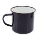 Mug metálica esmaltada retro 350ml Ref.CF60010-NEGRO 