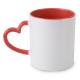 Mug de cerámica con asa de corazón 300ml Ref.CF69300-