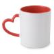 Mug de cerámica con asa de corazón 300ml Ref.CF69300- 